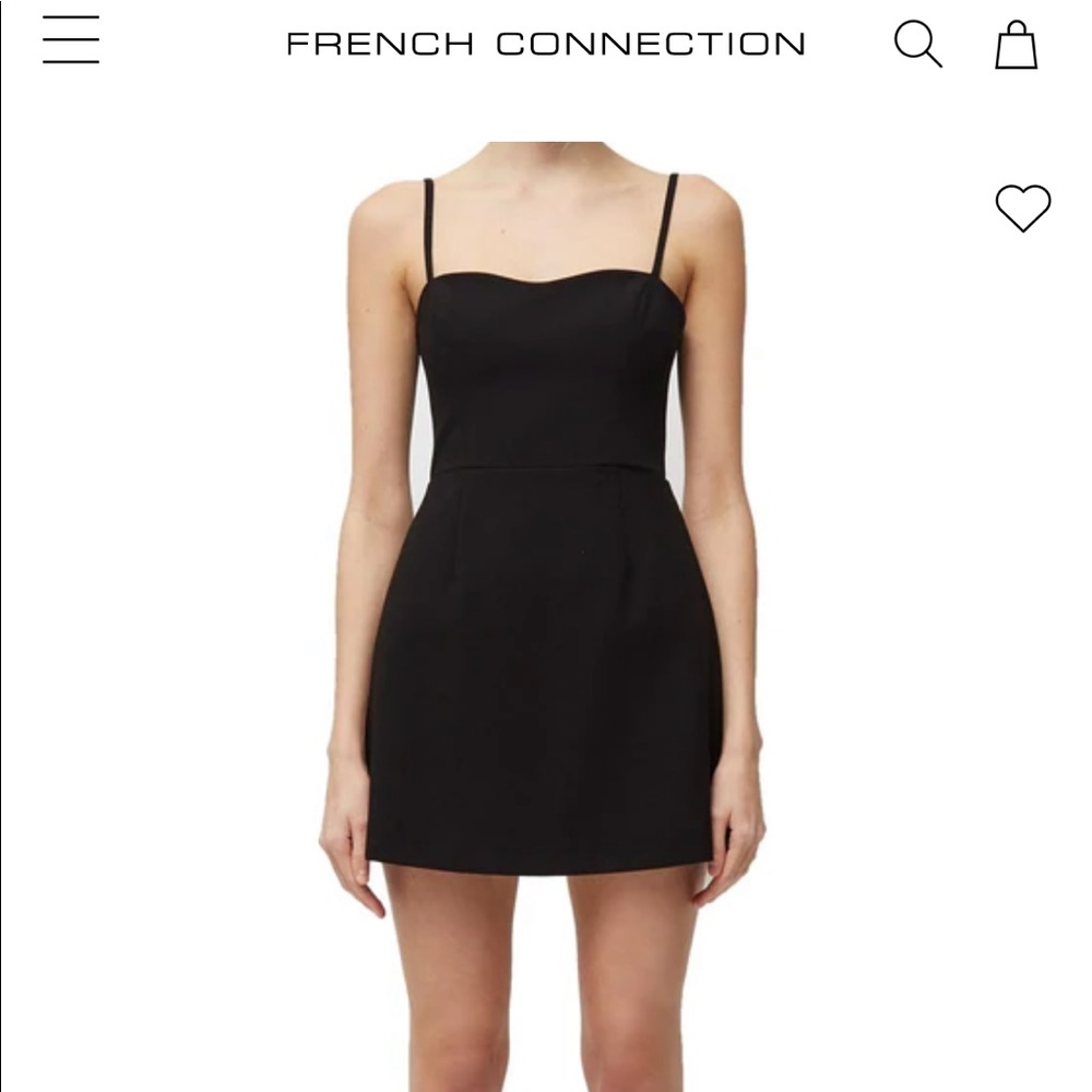 French Connection Whisper Tie Back Dress